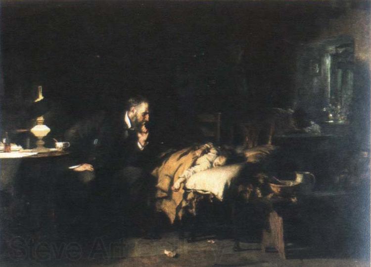 Luke Fildes the doctor Spain oil painting art